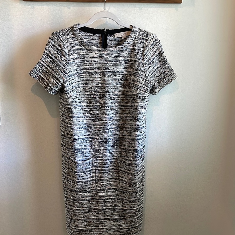 Never worn Loft office Tweed dress